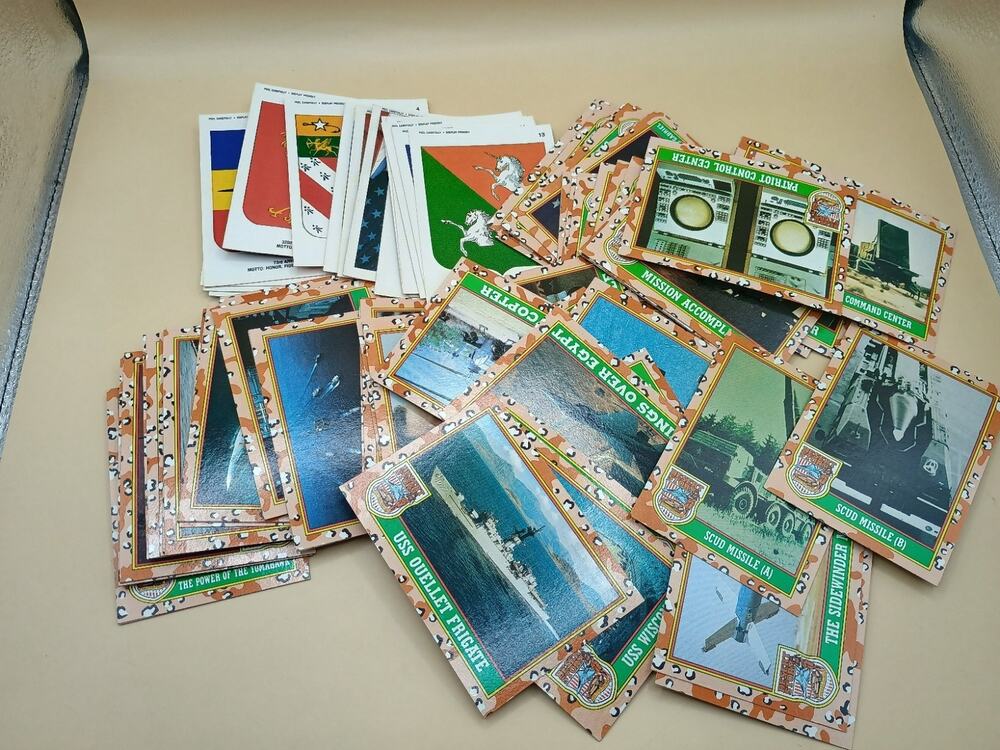 Vintage Desert Storm Trading Cards Set -Complete Set